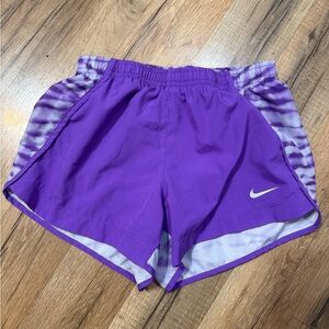 Nike Girl's Vibrant Purple Athletic Shorts